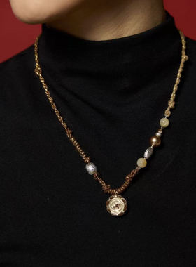 胡可的买手店 Yuan Field 驰光岁语系列 小马金币编绳项链&手链