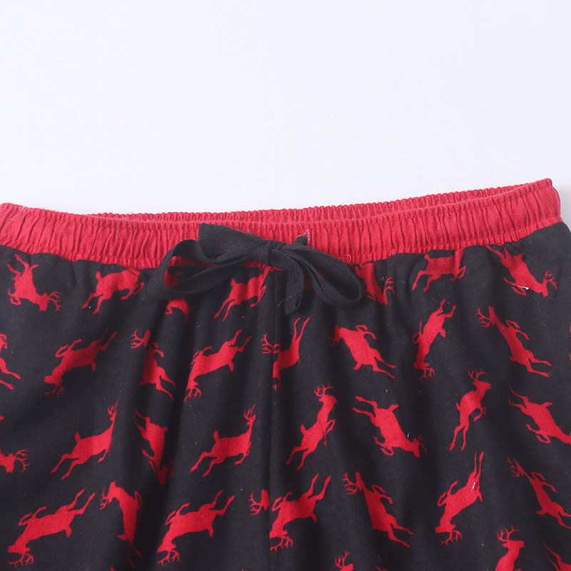 CC6395外贸欧美单女士睡衣裤新款松紧腰花色宽松抓绒时尚家居裤,淘宝优惠券,粉丝福利购,淘宝优惠卷