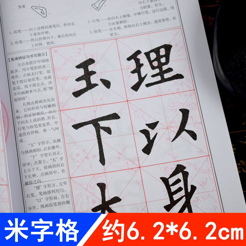 楷书入门大字帖欧阳询九成宫醴泉铭 全新修订防伪版 中国书法初学入门教程武道湘编著学生成人毛笔字帖培训教材 崇文书局