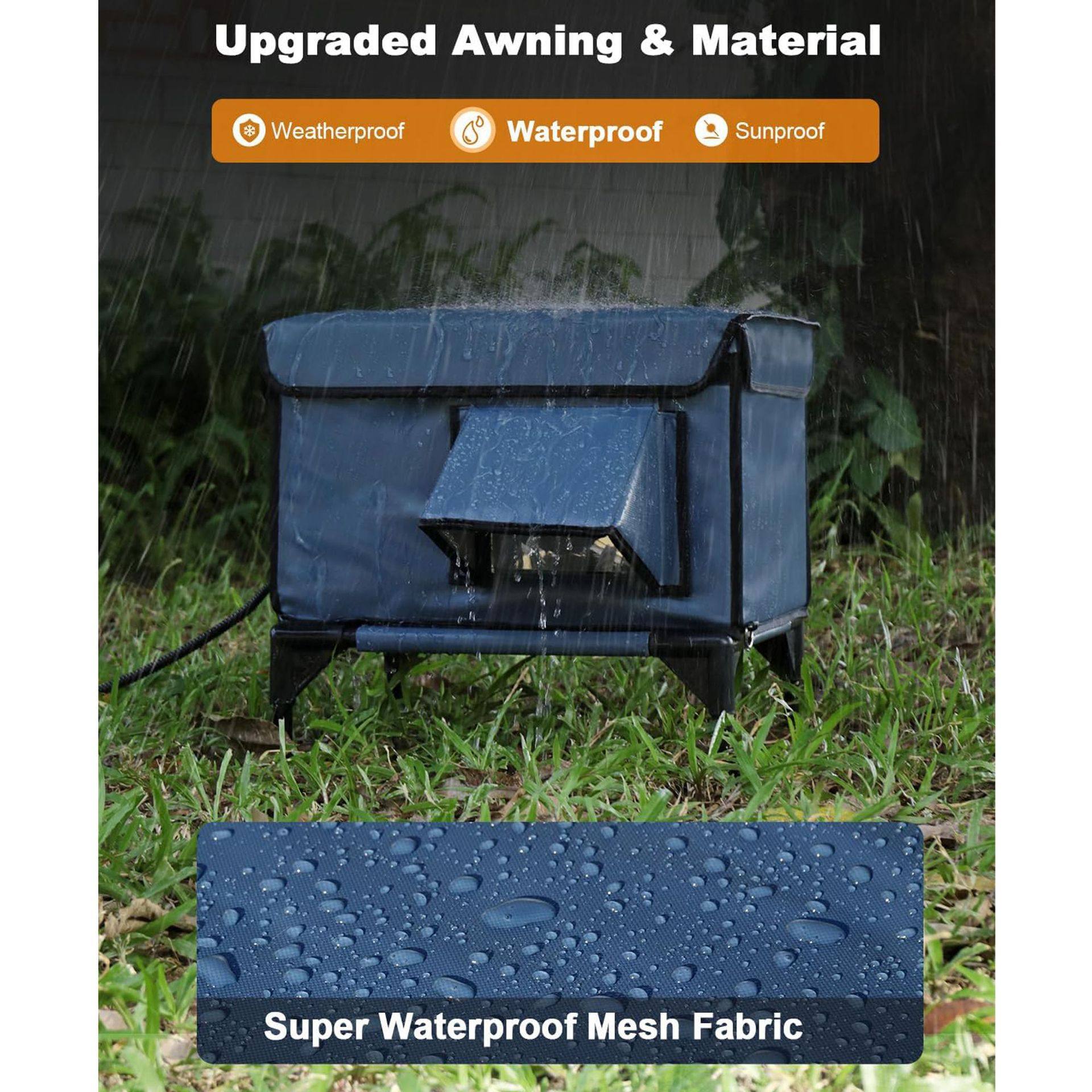 跨境热卖猫窝户外加热保温防水可折叠猫笼猫咪产房宠物围栏帐篷,淘宝优惠券,粉丝福利购,淘宝优惠卷