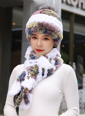 女秋冬保暖时尚韩版百搭皮草帽子