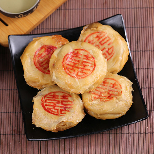 芋泥月饼 潮州月饼 酥皮特产捞零食胡荣泉潮汕绿豆饼传统中秋糕点 - 图0