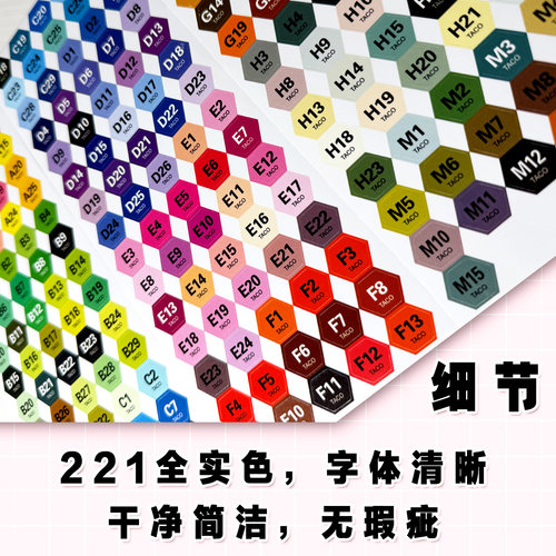 桃可拼豆221色号贴MARD通用色号不干胶贴纸 表面镀膜防脏适用瓶子 - 图1