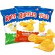 Картофельные чипсы со вкусом сыра Чеддер и сметаной Lay's Ruffles, 82 г, большая сумка, повседневные закуски