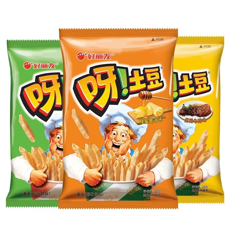 好丽友呀土豆薯条吃货办公室好吃的解馋小零食休闲食品小吃大礼包,淘宝优惠券,粉丝福利购,淘宝优惠卷