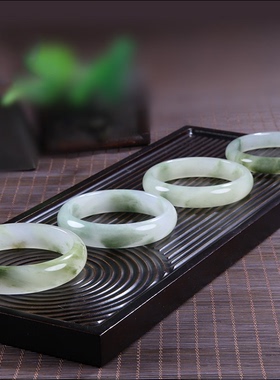 女士闺蜜款式特别时尚女玉镯冰透精美新疆纯天然平安惊喜金丝