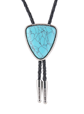 青金石蓝色倒三角青金女短袖项链