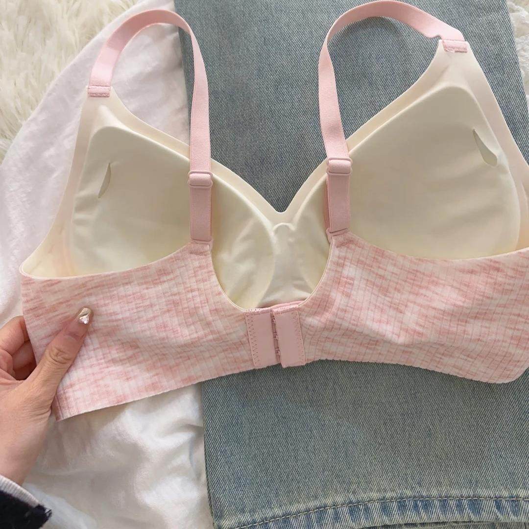 小胸聚拢外扩型内衣女无钢圈舒适胸罩无痕软支撑防下垂运动文胸夏,淘宝优惠券,粉丝福利购,淘宝优惠卷