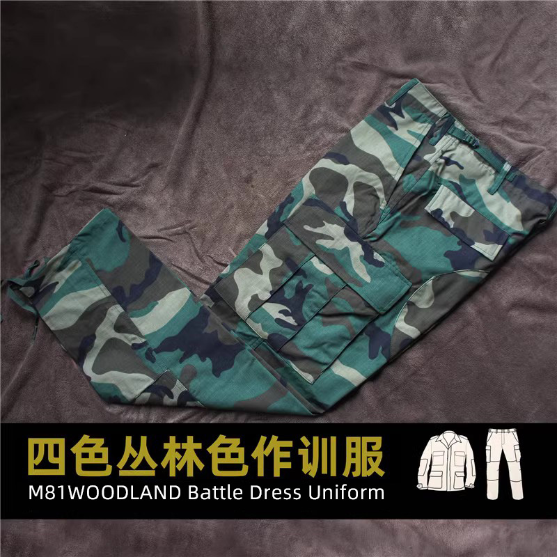 战术汤姆M81 WOODLAND四丛BDU 海豹老学校海湾战争 套服长袖长裤 - 图0