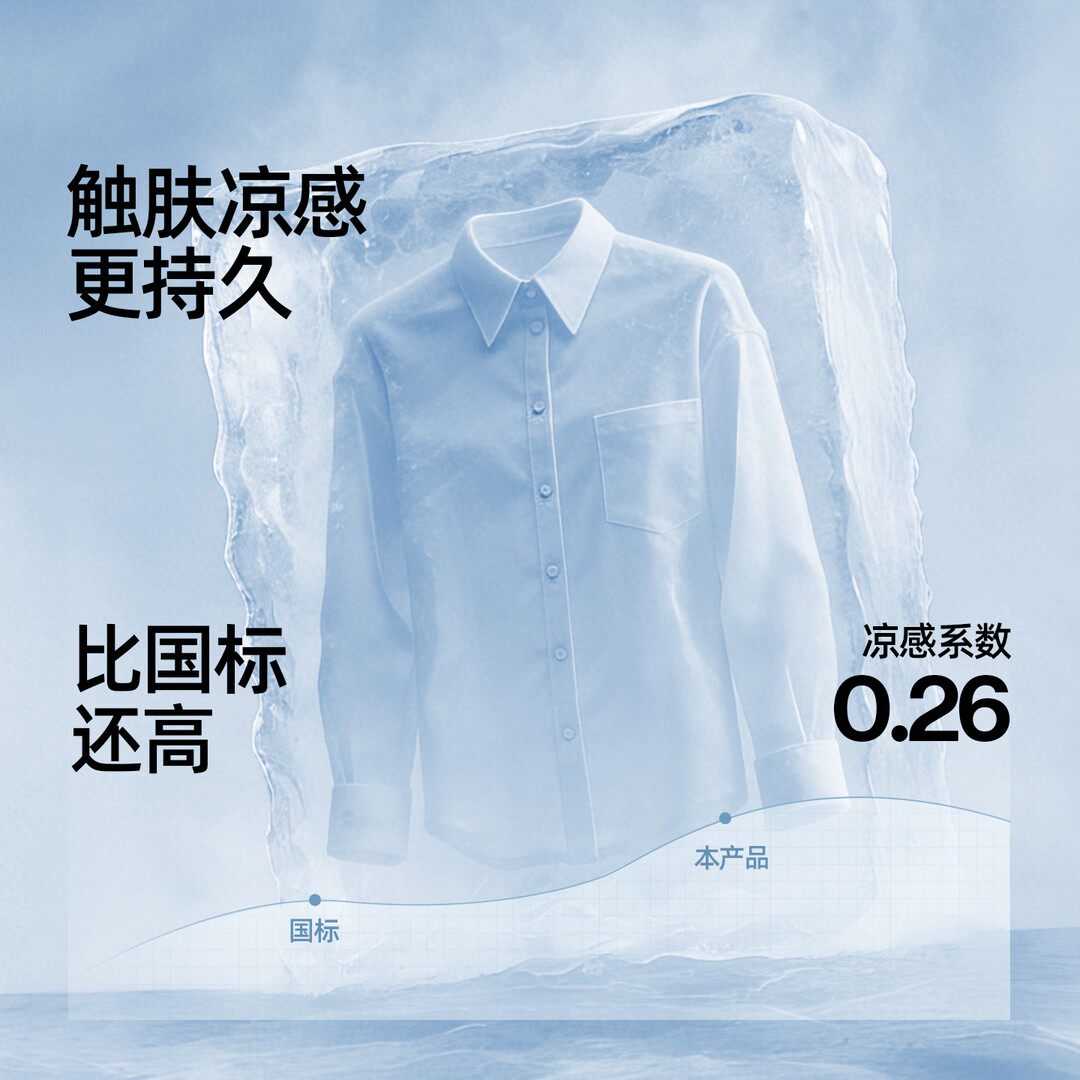 2026防晒衬衫百搭原纱防晒冰皮透气双抗宽松休闲落肩抗皱