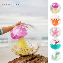 Natural Fish Paving Sunnylife SS23 Inflatable Play Water Polo Beach Ball Children Toy Ball Early Education Inflatable Ball