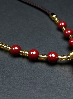 道家法器守护福禄朱砂葫芦吊坠