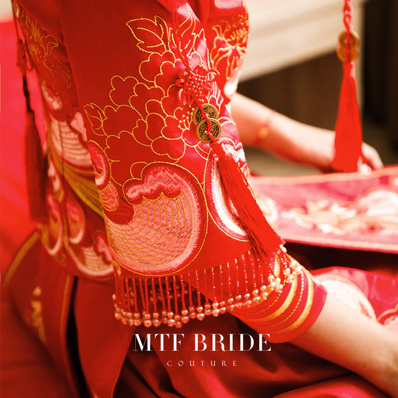 满庭芳秀禾服2020新款女新娘敬酒服 满庭芳旗袍