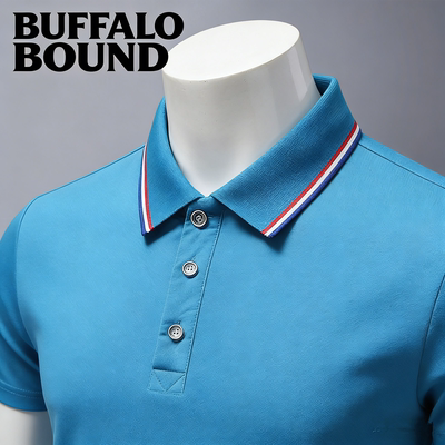 BUFFALO BOUND2026夏季冰丝男女同款情侣户外运动翻领POLO衫潮流