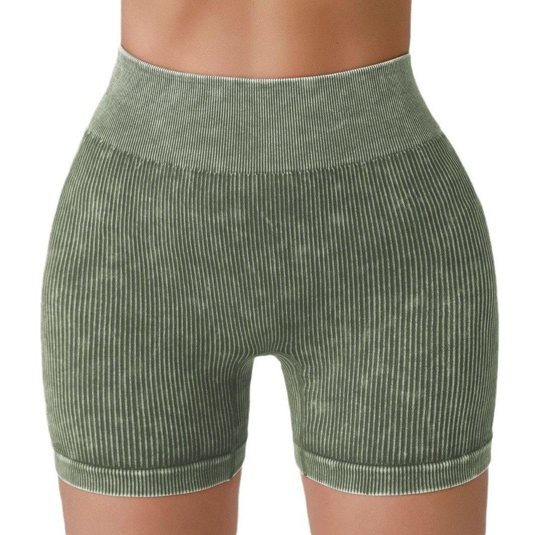 欧版水洗瑜伽裤女夏季高腰提臀速干紧身跑步健身裤螺纹纯色运动裤,淘宝优惠券,粉丝福利购,淘宝优惠卷