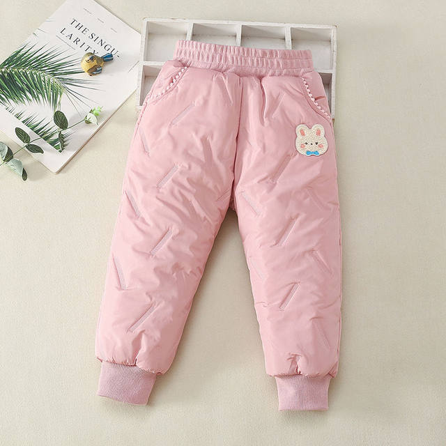 Children's new winter cotton pants with thickened quilting