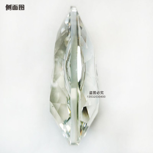 水晶灯配件超亮龙眼水晶挂件透明水滴玻璃挂饰条婚庆龙眼吊坠配件 - 图1