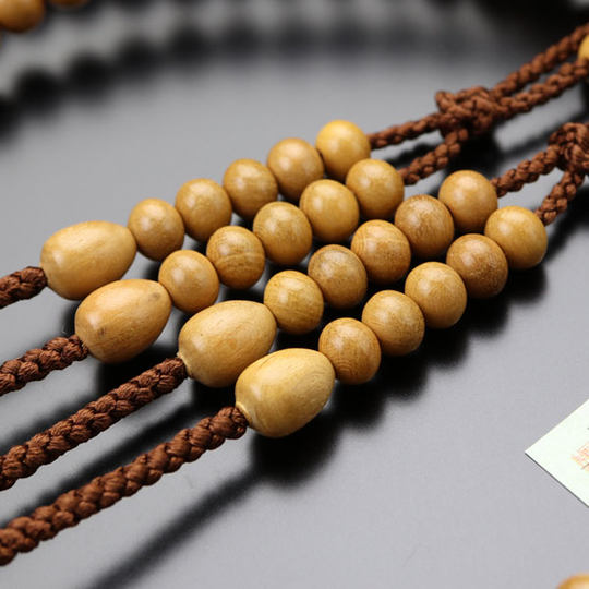 Plum tree 108 beads bracelet plum wood