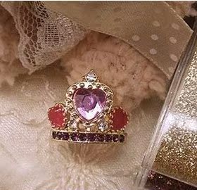 韩版饰品复古风彩釉戒指