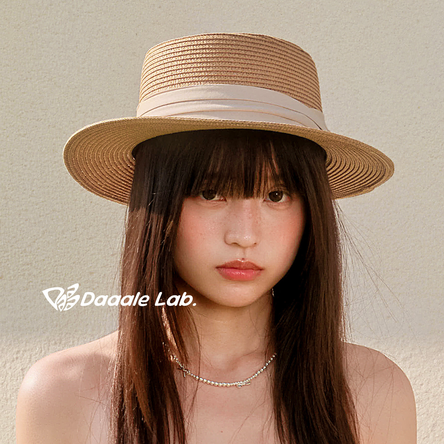 Daaaleˇ赫本的法式优雅 cleanfit南法老钱风平顶小礼帽波嘻草帽