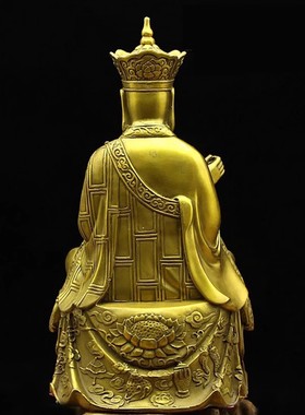 祥狮铜佛像九华山地藏王菩萨铜像