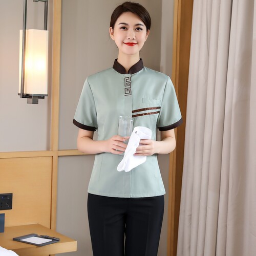保洁服长袖套装秋冬装酒店服务员宾馆物业客房阿姨保洁员工作服女 - 图2