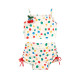 ຊຸດລອຍນ້ຳເດັກຍິງ summer style cherry polka dot Children's Princess swimsuit split baby girl suspender swimsuit