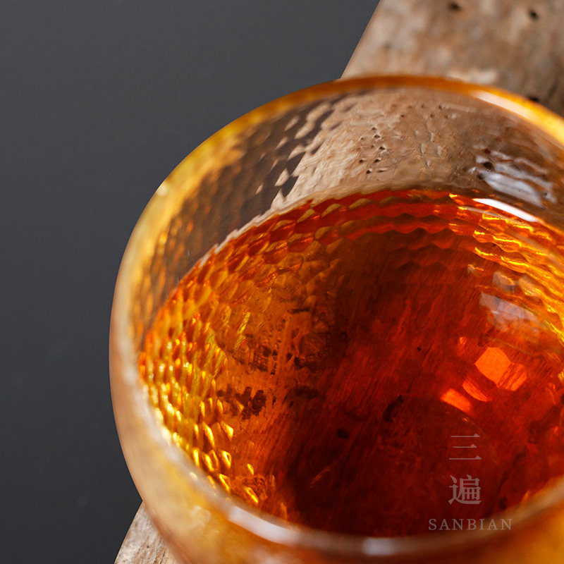 三遍高透高硼硅玻璃茶杯品茗杯魏小玻创意耐热手工钻石纹主人单杯,淘宝优惠券,粉丝福利购,淘宝优惠卷