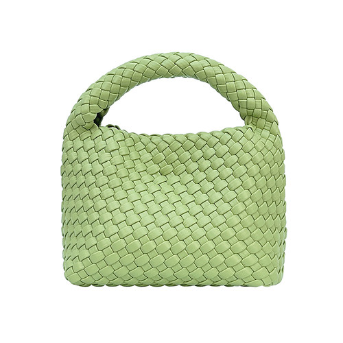 小瑞靓包 菠菜水手 手工编织小水桶包包女2026新款手提单肩斜挎包 - 图3