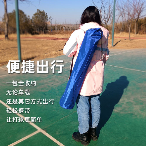 羽毛球网架标准网室外移动家用户外支架室内简易排球网便携式架子 - 图2