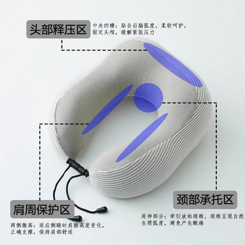 u型枕护颈枕专用脖枕记忆棉飞机枕脖子靠枕学生旅行睡觉便携u形枕,淘宝优惠券,粉丝福利购,淘宝优惠卷