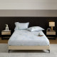 Deep sleep bamboo fiber air conditioning soft mat 100% pure natural thickened Tianshi bed sheet three-piece set machine washable in summer