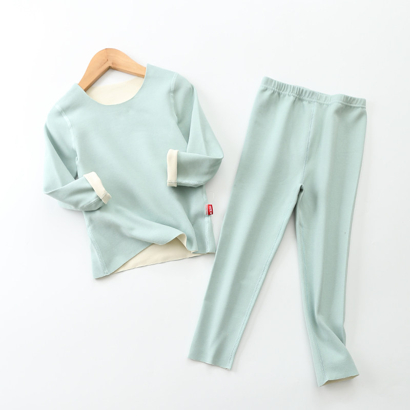 儿童秋冬德绒保暖内衣套装冬季贴身内穿睡衣男童女童宝宝宽松韩版,淘宝优惠券,粉丝福利购,淘宝优惠卷