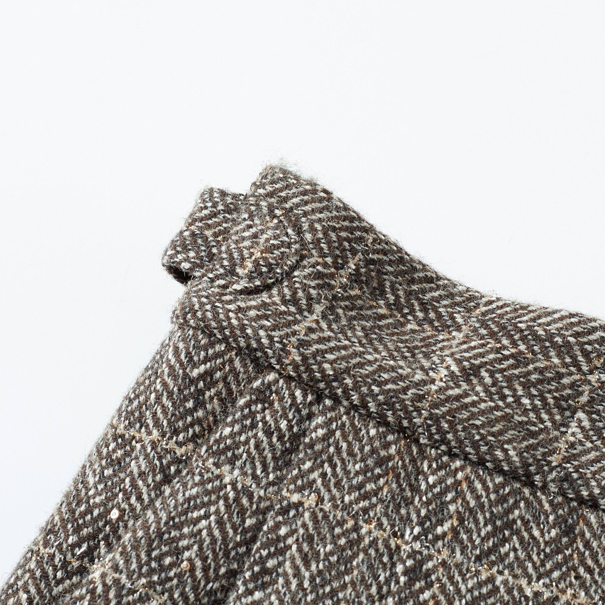 【钱老板推荐】女款秋冬高腰垂坠感宽松格纹阔腿休闲裤TT53P044 - 图2