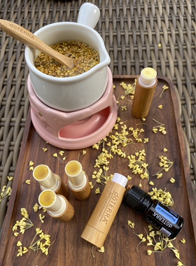 DIY千叶手工diy唇膏口红花蜡