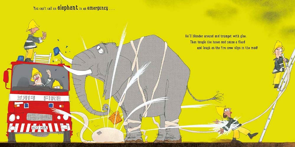 【预售】英文原版 You Can t Call an Elephant in an Emergency你不能在紧急情况下呼叫大象 儿童成长故事英语启蒙儿童绘本书籍 - 图0