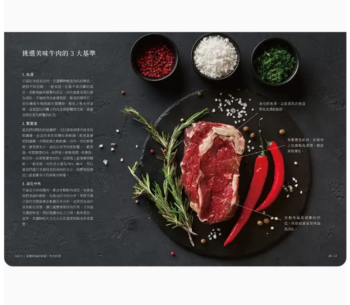 【预售】台版主厨级西式肉料理广厦开平青年发展基金会从食材选择配料佐搭酱汁运用烹调技法到摆盘呈现西餐经典主菜美食书籍-图2