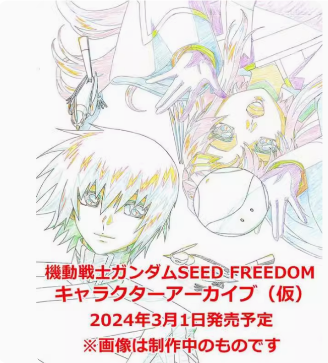 【预售】日文原版 機動戦士ガンダムSEED FREEDOM キャラクターアーカイブ 机动战士高达SEED FREEDOM 角色档案 一迅社 - 图0