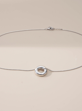 原创设计风项链小众高级感银吊坠