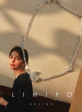 小众韩版ins复古不掉色月亮手链