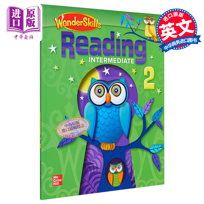 现货 美国麦格劳希尔英语教材WonderSkills Reading Intermediate 2阅读技巧中级2【中商原版】 - 图0