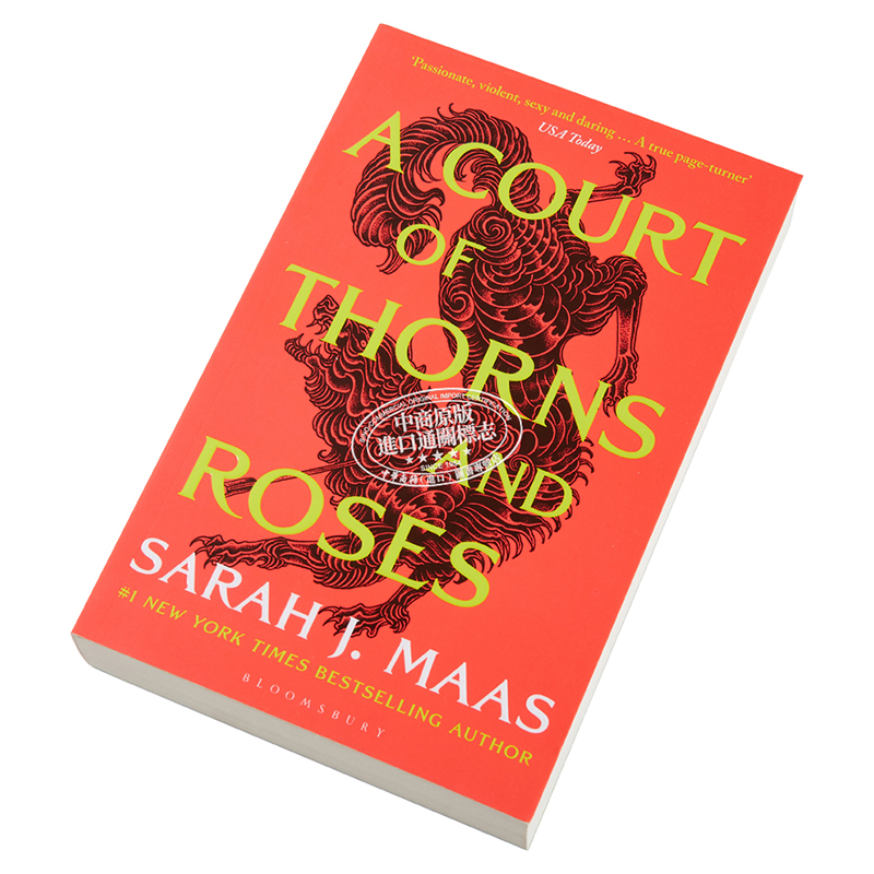 现货 【中商原版】荆棘与玫瑰的法庭 英文原版 A Court of Thorns and Roses Sarah J. Maas Bloomsbury Childrens 科幻小说 - 图1