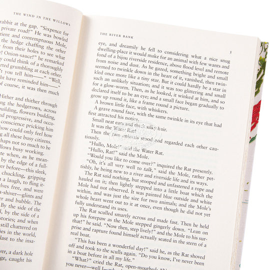 Предпродажа Ручная вышивка пингвина Классическая серия Книга с необработанными краями Книга «Ветер в ивах» Английский оригинал Кеннет Грэм Кеннет Грэм Чжуншан Оригинал