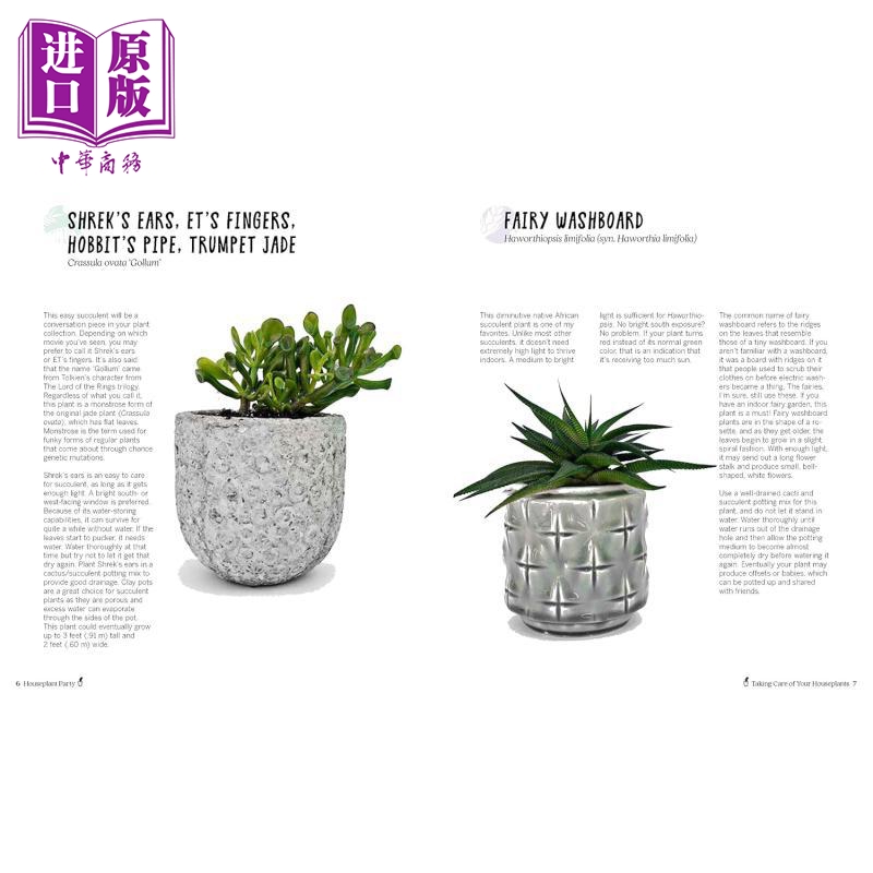 现货 Houseplant Party: Fun projects & growing tips for epic indoor plants 进口艺术 家居植物派对【中商原版】 - 图2