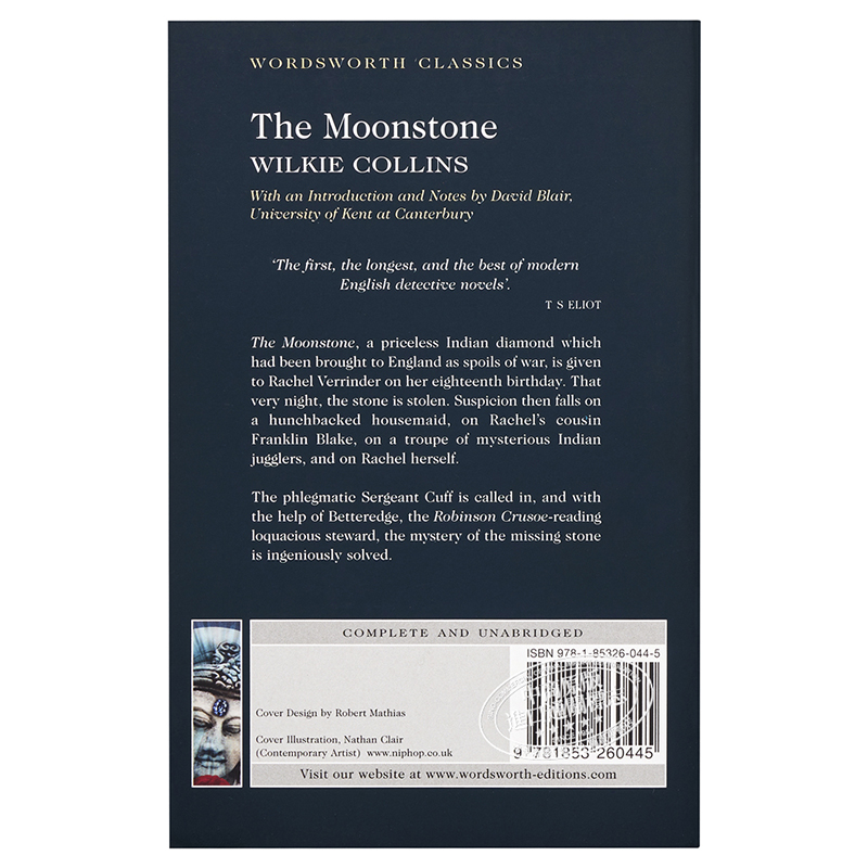 现货 月长石 英文原版 The Moonstone 经典名著  Wilkie Collins - 图0