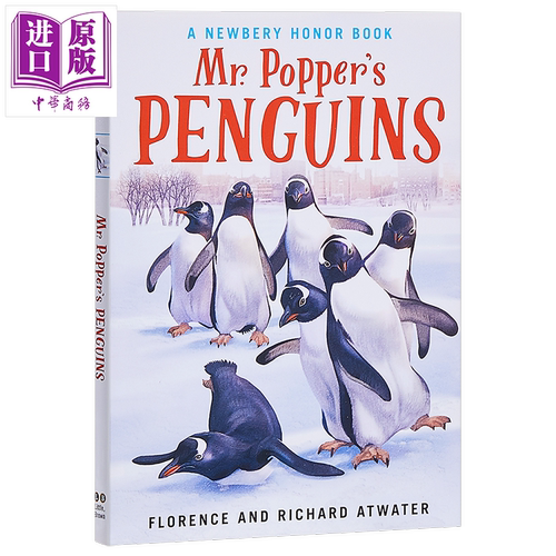 纽伯瑞儿童文学奖获奖 英文童书 波普先生的企鹅 Mr. Popper's Penguins 英文原版 儿童文学 进口图书【中商原版】 - 图0