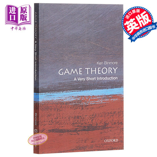 预售 博弈论 牛津通识读本 英文原版 Game Theory : A Very Short Introduction 经济管理 Oxford University Press Ken Binmore - 图0