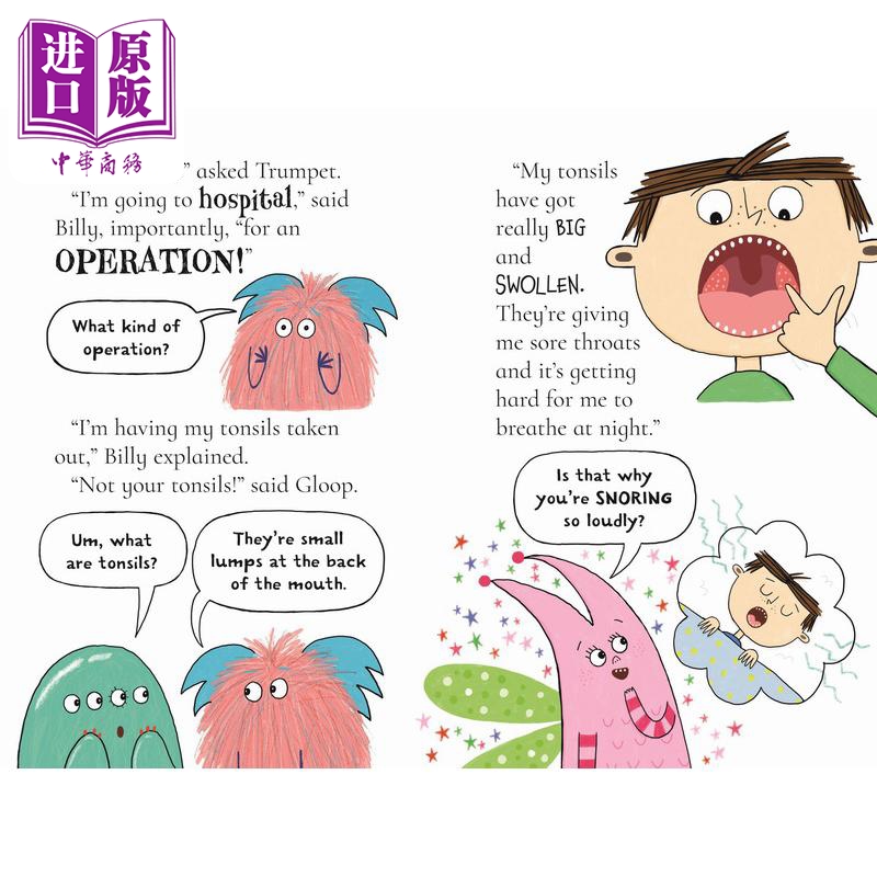 比利和迷你怪兽13:小怪兽去医院Billy and the Mini Monsters13:Monsters go to Hospital英文原版幽默绘本故事书【中商原版? - 图0