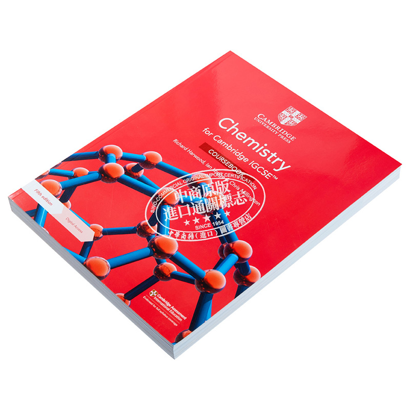 现货 剑桥大学出版 Cambridge IGCSE Chemistry Coursebook 国际预科化学课程课本带电子账号 英文原版进口教材【中商原版】 - 图1