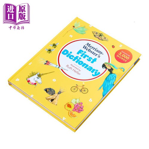 【中商原版】麦林韦氏儿童初级插图字典 英文原版 Merriam Webster's first dictionary 图画字典 儿童词典 6-12岁 - 图0